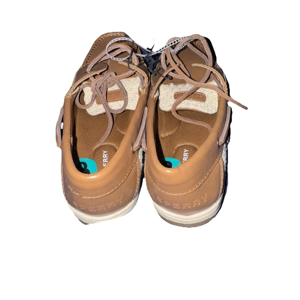 Sperry Boat Shoes Whalefish Brown Women Size 8 Memory Foam NWOT